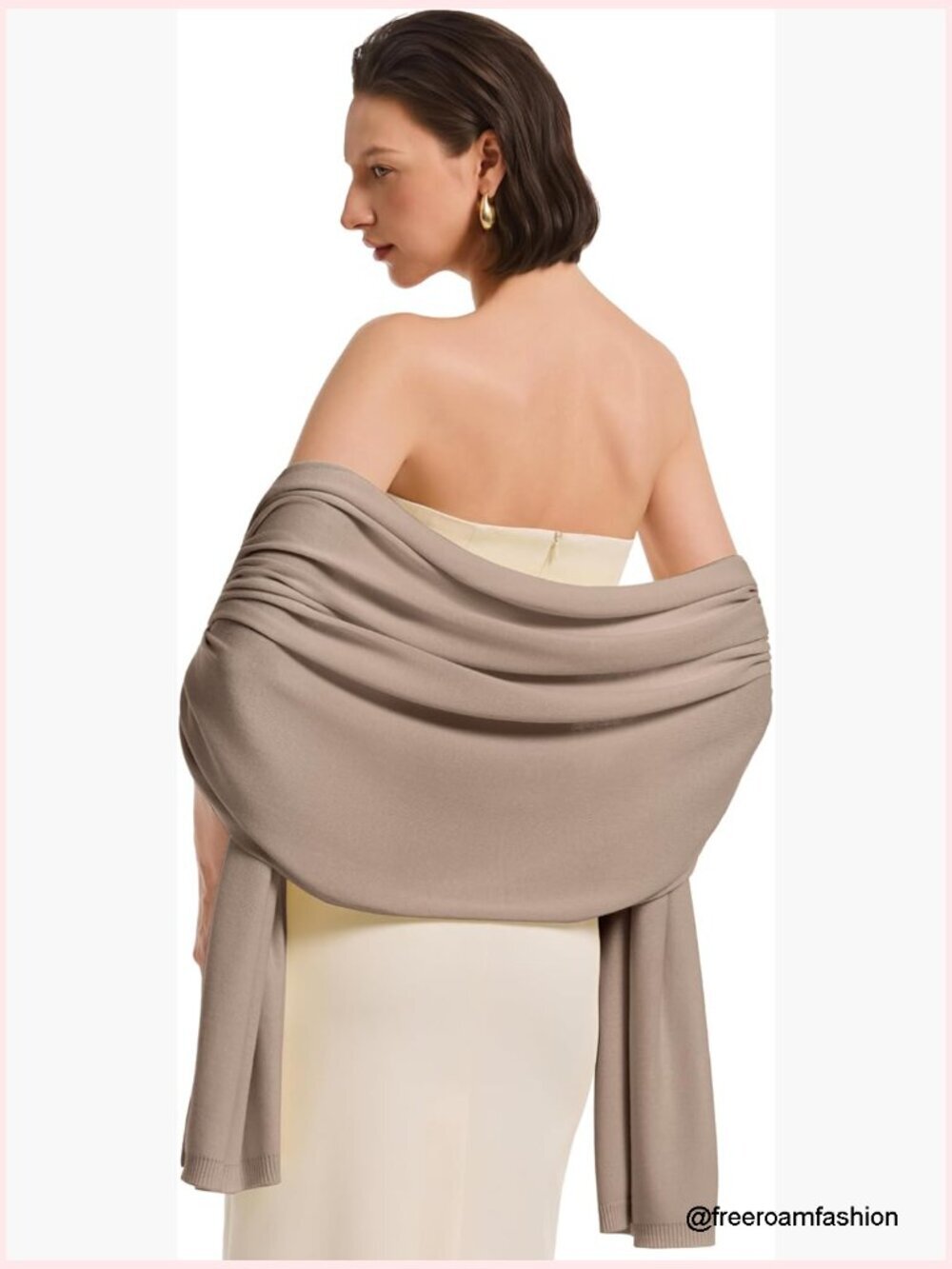 Large Pashmina Shawl Wrap for Evening Dress Wedding Bridal Shoulder Spring